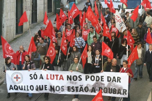Manifestação em Lisboa