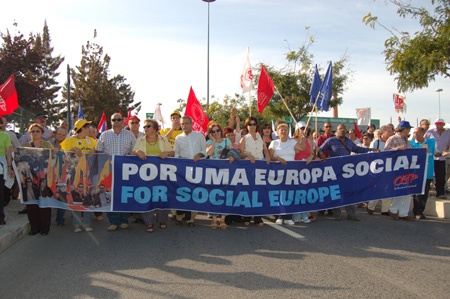 Historical demonstration in Lisbon