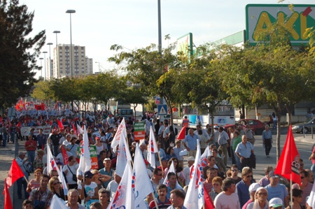 Historical demonstration in Lisbon