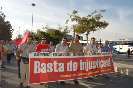 Historical demonstration in Lisbon