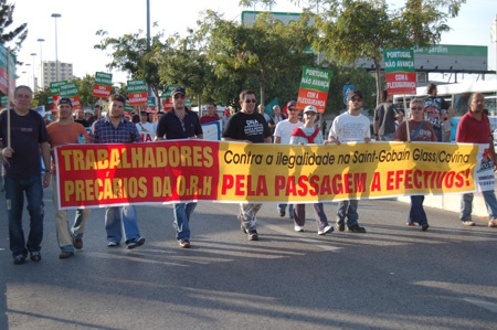 Historical demonstration in Lisbon