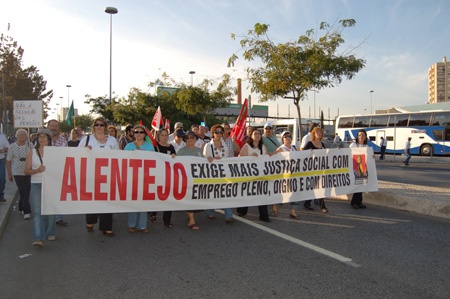 Historical demonstration in Lisbon