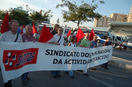 Historical demonstration in Lisbon