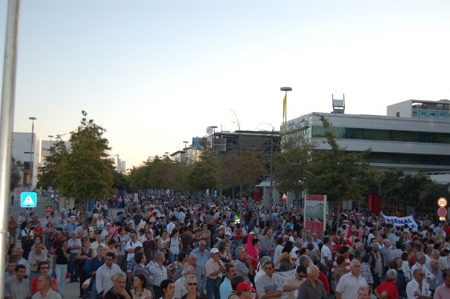 Historical demonstration in Lisbon