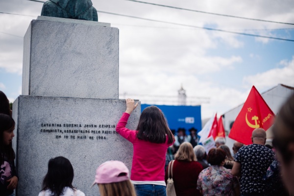 Homenagem a Catarina Eufémia no 70.º aniversário do seu assassinato