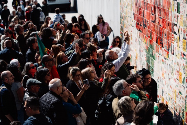 Inauguração do Mural Colectivo de Azulejos «Cumprir», Porto