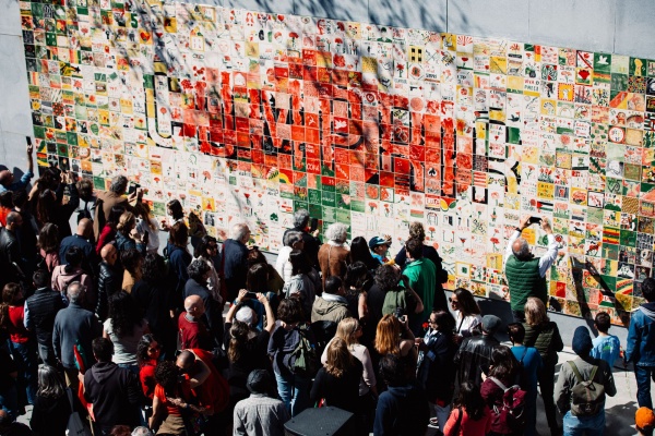 Inauguração do Mural Colectivo de Azulejos «Cumprir», Porto