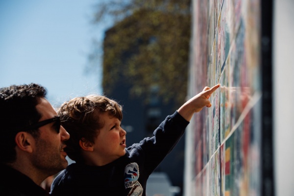 Inauguração do Mural Colectivo de Azulejos «Cumprir», Porto
