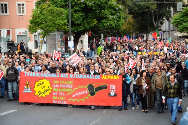 Manifestação contra o Saque do OE 2013 - CGTP