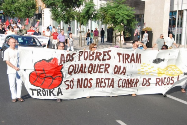 Manifestação da CGTP-IN 1 de Outubro, Lisboa, Porto e Funchal