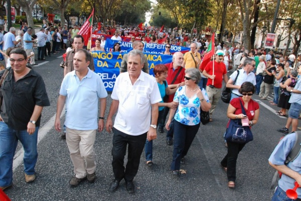 Manifestação da CGTP-IN 1 de Outubro, Lisboa, Porto e Funchal