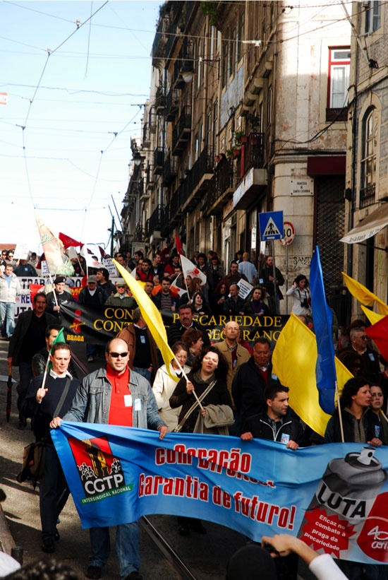 Manifestação de jovens trabalhadores - 26 Março de 2010