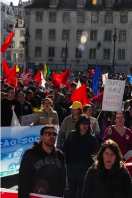 Manifestação de jovens trabalhadores - 28 de Março de 2009