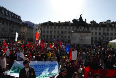 Manifestação de jovens trabalhadores - 28 de Março de 2009
