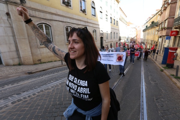 Manifestação de Jovens Trabalhadores