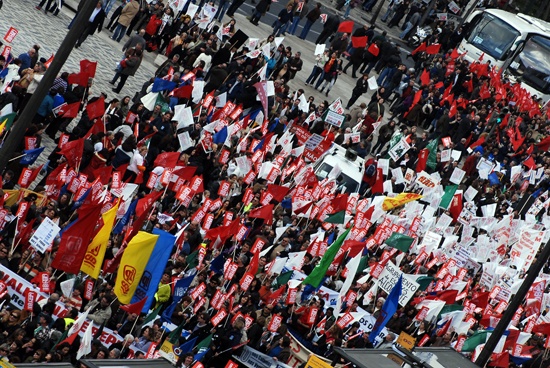 Manifestação de trabalhadores da Administração Pública - 5 de Fevereiro de 2010