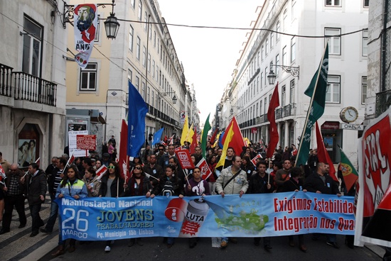 Manifestação de trabalhadores da Administração Pública - 5 de Fevereiro de 2010