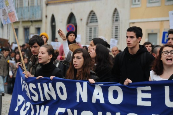 Manifestação dos Estudantes do Ensino Superior em Lisboa