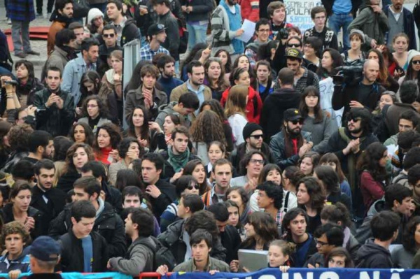 Manifestação dos Estudantes do Ensino Superior em Lisboa