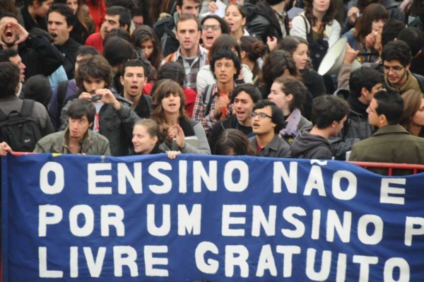 Manifestação dos Estudantes do Ensino Superior em Lisboa
