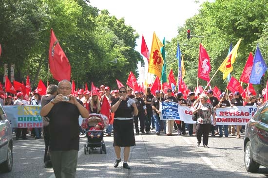 Manifestação Nacional CGTP-IN - 5 de Junho de 2008