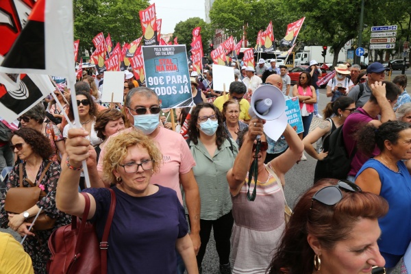 Manifestação Nacional dos trabalhadores da Administração Pública