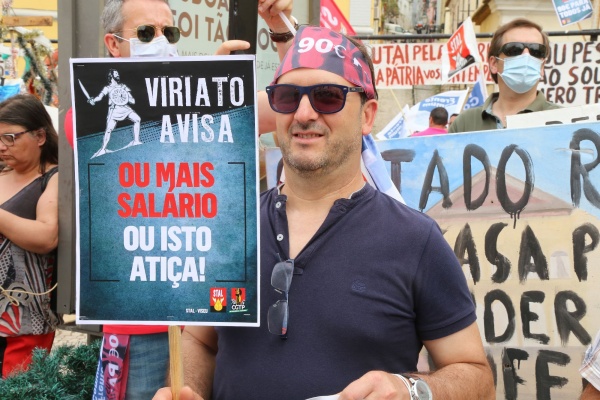 Manifestação Nacional dos trabalhadores da Administração Pública