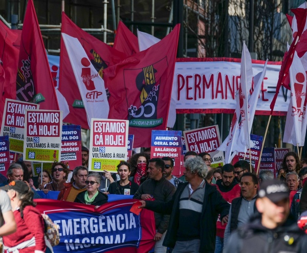 National Demonstration «Everyone to Lisbon! General increase in wages and pensions – national emergency!”, CGTP-IN