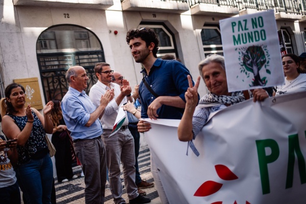 Manifestação «Paz no Mundo! Palestina Livre! Não à Guerra!»