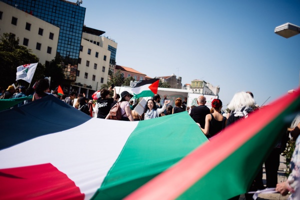Manifestação «Paz no Mundo! Palestina Livre! Não à Guerra!»