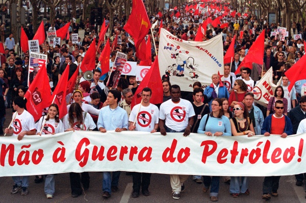 Manifestação contra a guerra, Lisboa