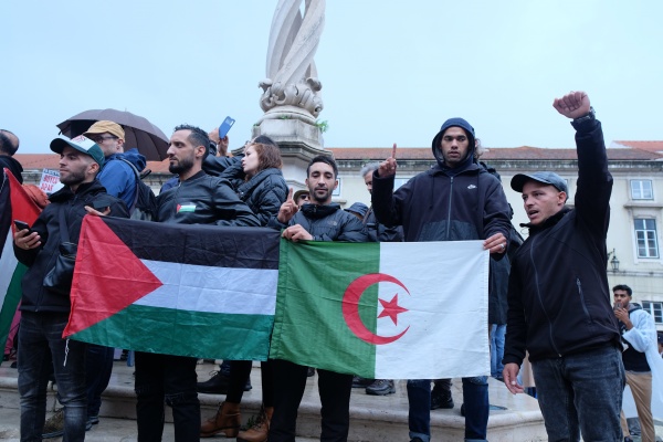 Demonstration for Peace in the Middle East. For the end of the occupation of Palestine