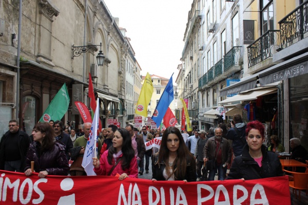 Manifestação “Queremos Trabalho! Exigimos Direitos! Na Rua para os pôr na rua!” - CGTP-IN/INTERJOVEM