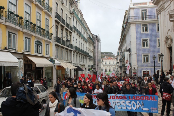 Manifestação “Queremos Trabalho! Exigimos Direitos! Na Rua para os pôr na rua!” - CGTP-IN/INTERJOVEM