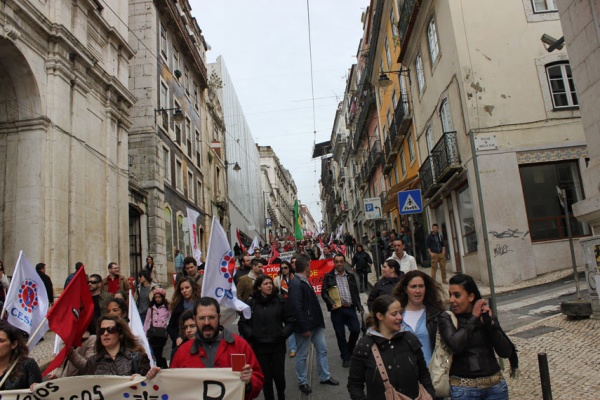 Manifestação “Queremos Trabalho! Exigimos Direitos! Na Rua para os pôr na rua!” - CGTP-IN/INTERJOVEM