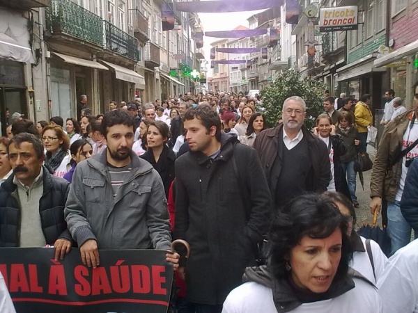 Marcha em defesa do Hospital de S. Marcos, Braga