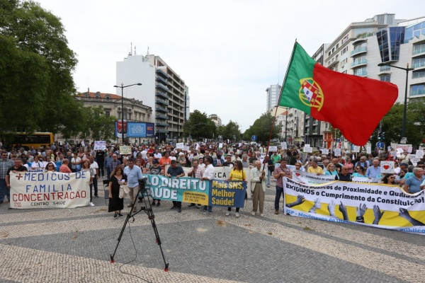 Marcha pelo direito à saúde «Mais SNS, Melhor Saúde», Lisboa