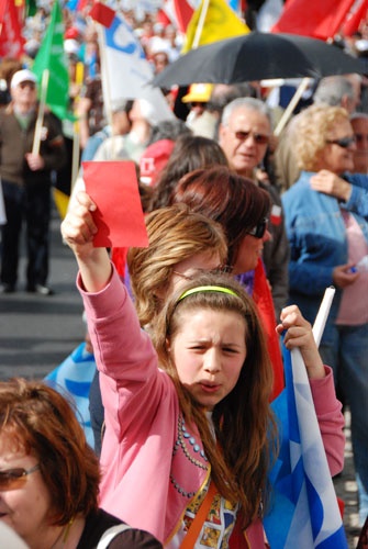 Marcha: Protesto, Confiança e Luta - Lisboa, 23 de Maio de 2009