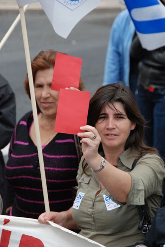 Marcha: Protesto, Confiança e Luta - Lisboa, 23 de Maio de 2009