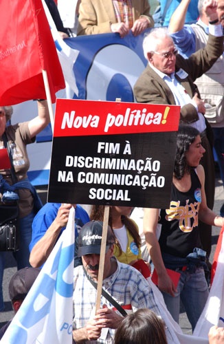 Marcha: Protesto, Confiança e Luta - Lisboa, 23 de Maio de 2009