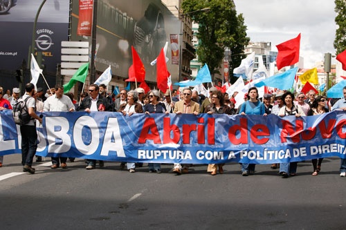 Marcha: Protesto, Confiança e Luta - Lisboa, 23 de Maio de 2009