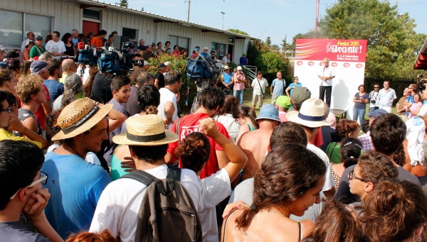 Saudação aos construtores da Festa do «Avante!» 2015