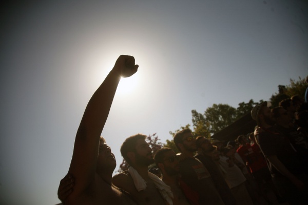 Saudação aos participantes na Jornada de Trabalho da 40ª Festa do Avante!