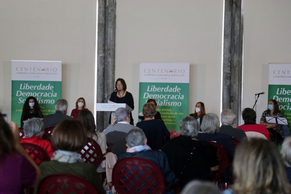 Sessão «O PCP e a emancipação da mulher - Luta secular do presente e do futuro»