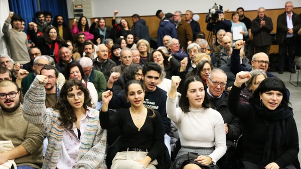 Sessão Pública «É hora de mudar de política», Coimbra