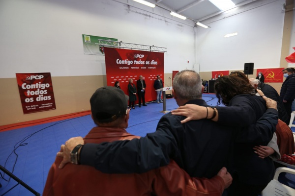 Sessão Pública «PCP - Contigo todos os dias» na Baixa da Banheira, Moita