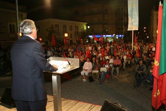 Comício em Alhandra - 18 de Setembro de 2008