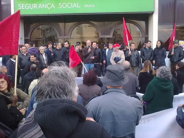 Trabalhadores do distrito de Braga em luta