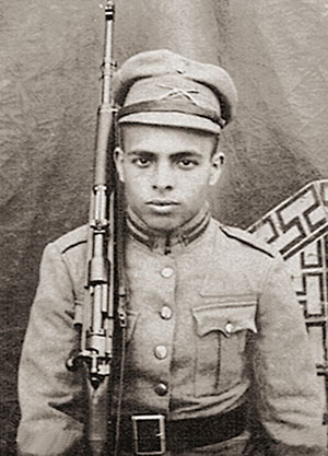 José Vitoriano no serviço militar